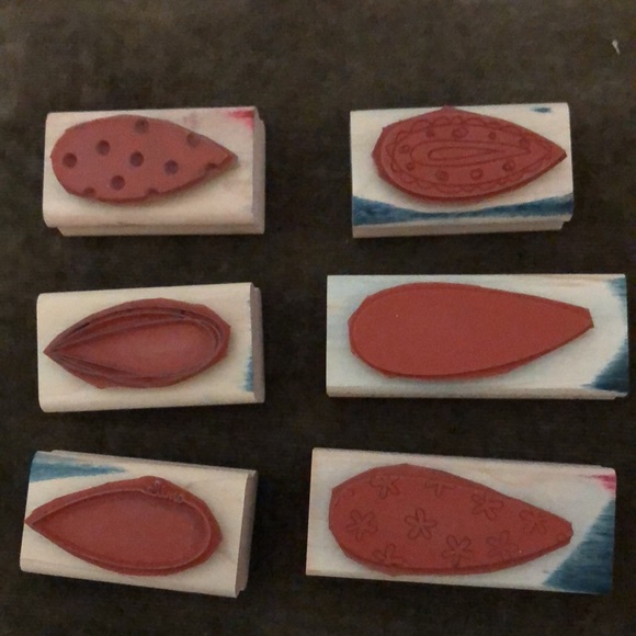 Stampin Up! Six Pick A Petal mounted stamps - Picture 2 of 2